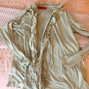 3/$10 Ruffle cardigan